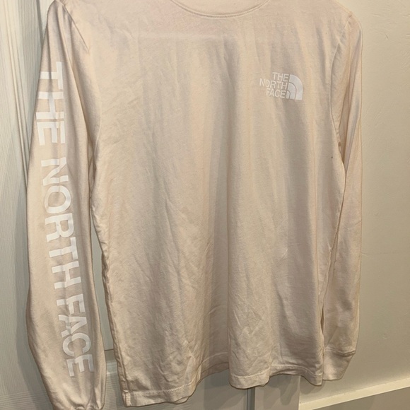 The North Face Tops - The North Face Cream Long Sleeve Tee